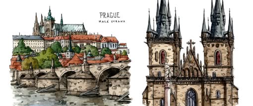 Architektur und Gebäude: Basics fürs Urban Sketching