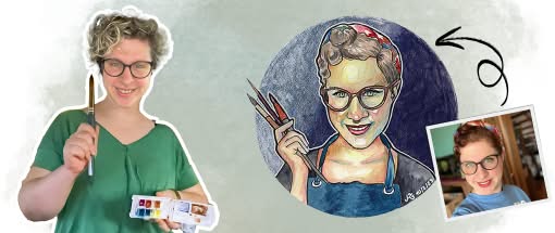 After Work: Sketch Your Selfie - Selbstportrait mal anders